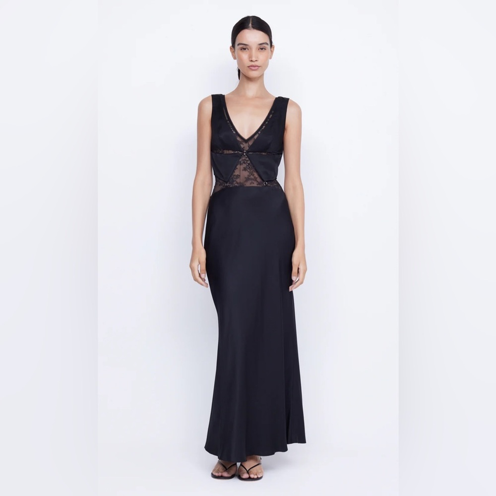 Bec & Bridge Juliette Maxi Dress Black Size 2 NWOT